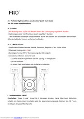 Fiio X5 Handbuch