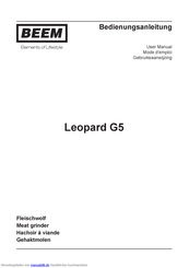 Beem Leopard G5 Bedienungsanleitung
