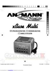 Ansmann Racing xBase Multi Bedienungsanleitung