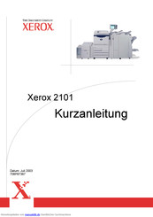 Xerox 2101 Kurzanleitung