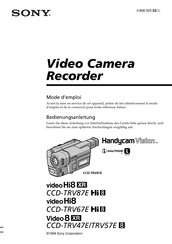 Sony Handycam VisionCCD-TRV67E Bedienungsanleitung