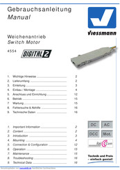 Viessmann 4554 Gebrauchsanleitung