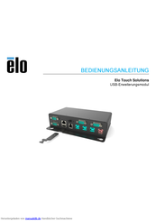 Elo Touch Solutions E990645 Bedienungsanleitung