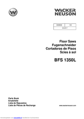 Wacker Neuson BFS 1350L Bedienungsanleitung