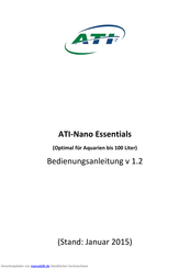 ATI Nano Essentials Bedienungsanleitung