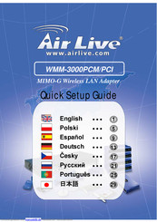 Air Live WMM-3000PCM Kurzanleitung