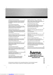 Hama 00055748 Benutzerhandbuch