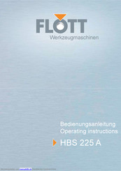 Flott HBS 225 A Bedienungsanleitung