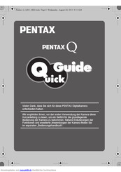 Pentax Q Kurzanleitung