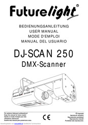 Future Light DJ-SCAN 250 Bedienungsanleitung