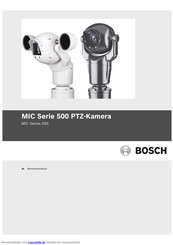 Bosch MIC Serie 500 Benutzerhandbuch