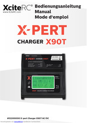 XcideRC X-PERT CHARGER X90T Bedienungsanleitung