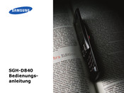 Samsung SGH-D840 Bedienungsanleitung