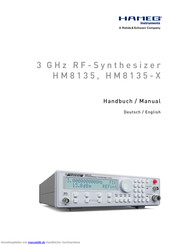 Hameg HM8135-X Handbuch