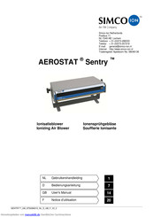 Simco-Ion AEROSTAT Sentry Bedienungsanleitung