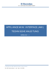 Electrolux AMI Technischer Handbuch