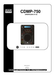 DAPAudio CDMP-750 Anleitung