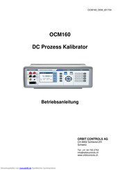 Orbit OCM160 Betriebsanleitung