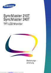 SyncMaster 210T Bedienungsanleitung