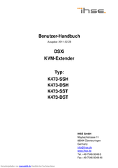 Ihse DSXi KVM-Extender Benutzerhandbuch