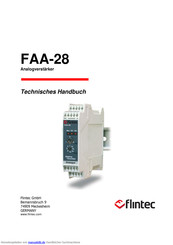 Flintec FAA-28 Technisches Handbuch