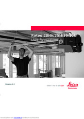 Leica Roteo 20HV Benutzerhandbuch