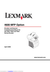 Lexmark 4600 MFP Option Installationshandbuch