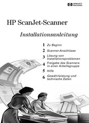 HP Scanjet-Scanner Installationsanleitung