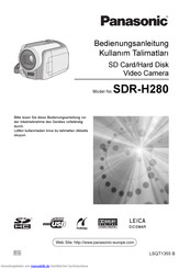 Panasonic SDR-H280 Bedienungsanleitung