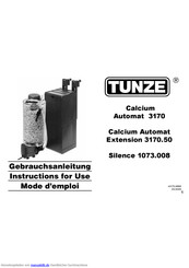 TUNZE Calcium Automat Extension 3170.50 Gebrauchsanleitung