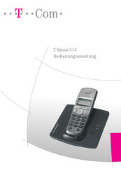 Telekom T-Sinus 314 Bedienungsanleitung