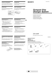 Sony cdx 434 rf Installationshandbuch