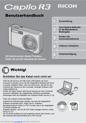Ricoh Caplio R3 Benutzerhandbuch