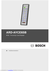 Bosch ARD-AYCE65B Installationshandbuch
