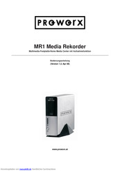 Proworx MR1 Bedienungsanleitung