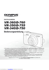 Olympus VR-360ID-760 Bedienungsanleitung