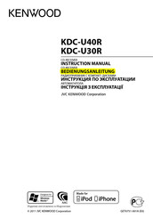 Kenwood KDC-U40R Bedienungsanleitung