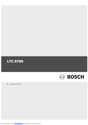 Bosch LTC 8780 Handbuch