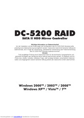 Dawicontrol DC-5200 RAID Handbuch