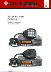 REXON RM-03N Handbuch