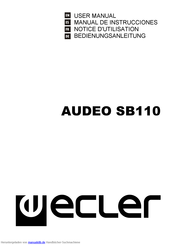Ecler AUDEO SB110 Bedienungsanleitung