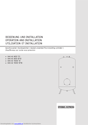 STIEBEL ELTRON SHO AC 600 7,5 Bedienungs Und Installationsanleitung Handbuch