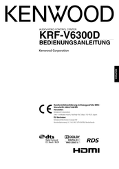 Kenwood KRF-V6300D Bedienungsanleitung