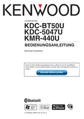 Kenwood KDC-BT50U Bedienungsanleitung