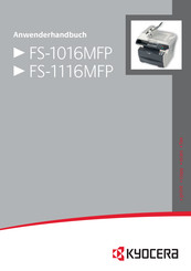 Kyocera FS-1116MFP Anwenderhandbuch