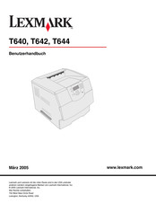 Lexmark T642 Benutzerhandbuch