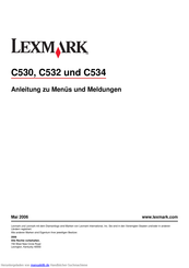 Lexmark C530 Anleitung