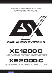 ESX XE1200C Bedienungsanleitung