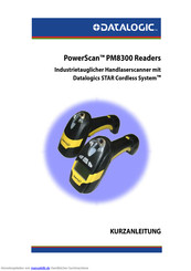 Datalogic PowerScan PM8300 Kurzanleitung