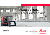 Leica 3D Disto Gebrauchsanweisung